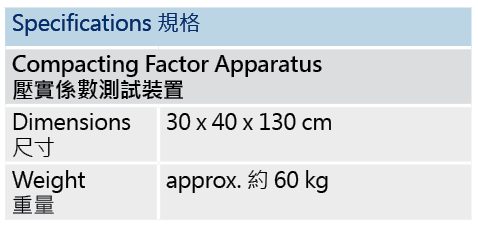 混凝土壓實係數測試裝置（過三關）
