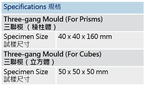 水泥三聯模